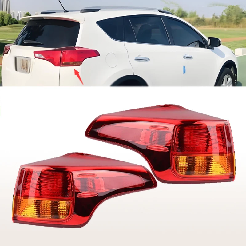 

LED Tail Lights Stop Brake Lamp Car Accessories Running Turn Signal Rear Lamps For Toyota RAV4 2013 2014 2015