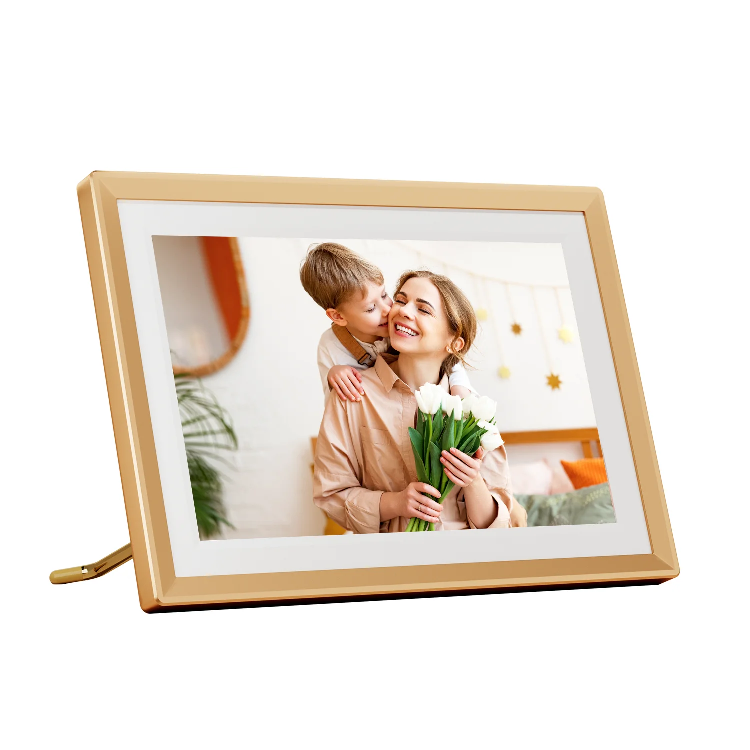 Arzopa D10 Gold 10,1 pulgadas Wifi Touch Video NFT Foto digital Cuadros Foto Marco