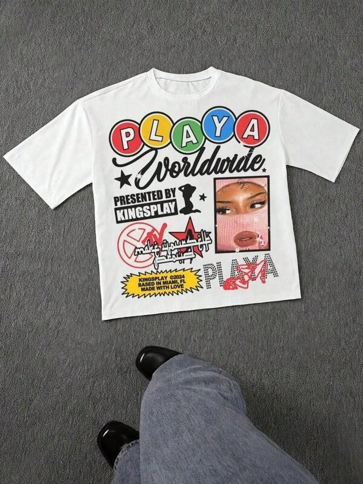 T Shirt Print ,Graphic-Cotton Tees Size Plus,Men's 100% Cotton Round Neck Funny Graphic T-Shirt, Y2K Streetwear Short Sleeve Top, Casual Spring Summer Daily & Vacation Tee, Ideal Gift For Boyfriend And Husband,Y2K,Oversized Shirt