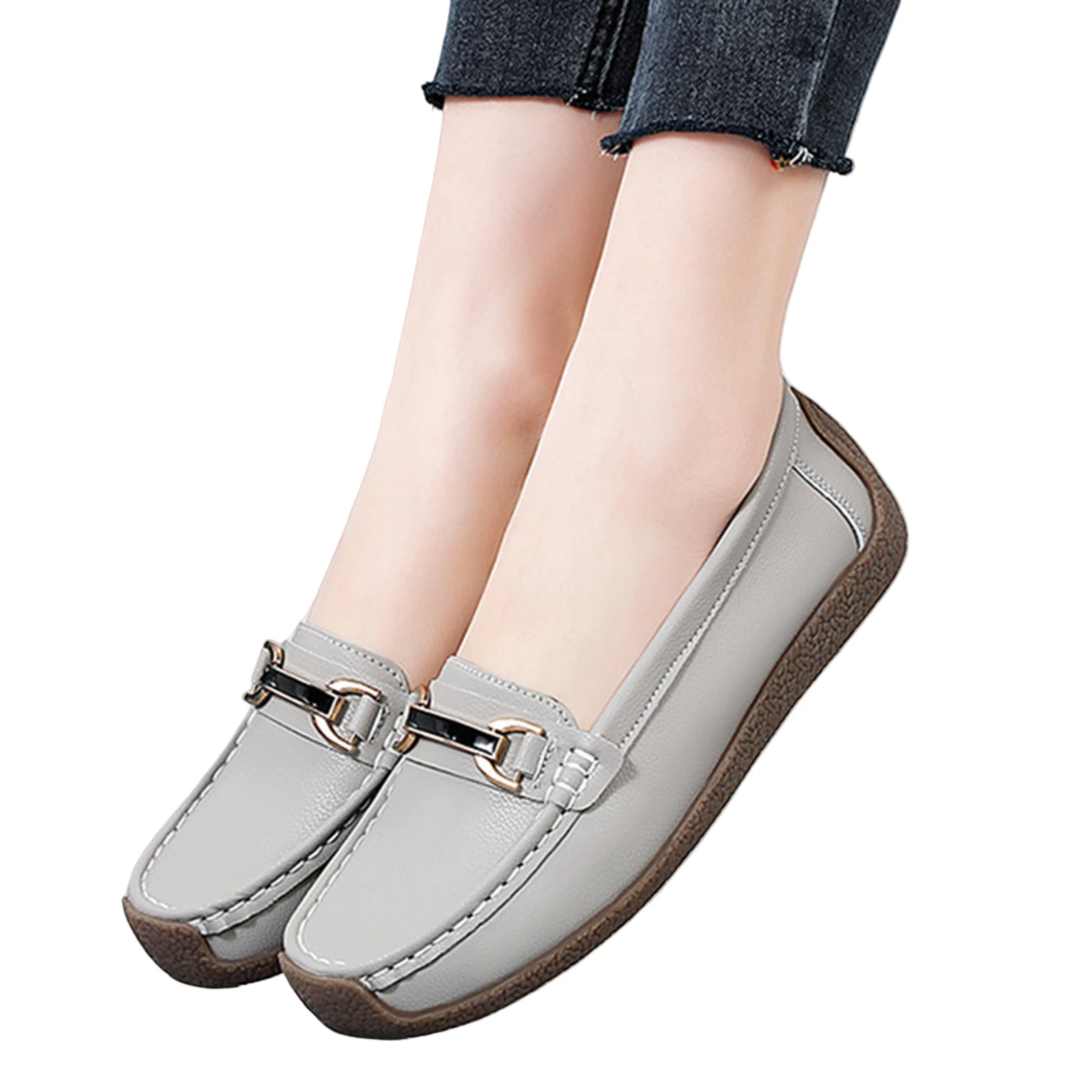 

Женские ботинки для ходьбы, Нескользящие однотонные ботинки, подходят для пляжного ношения