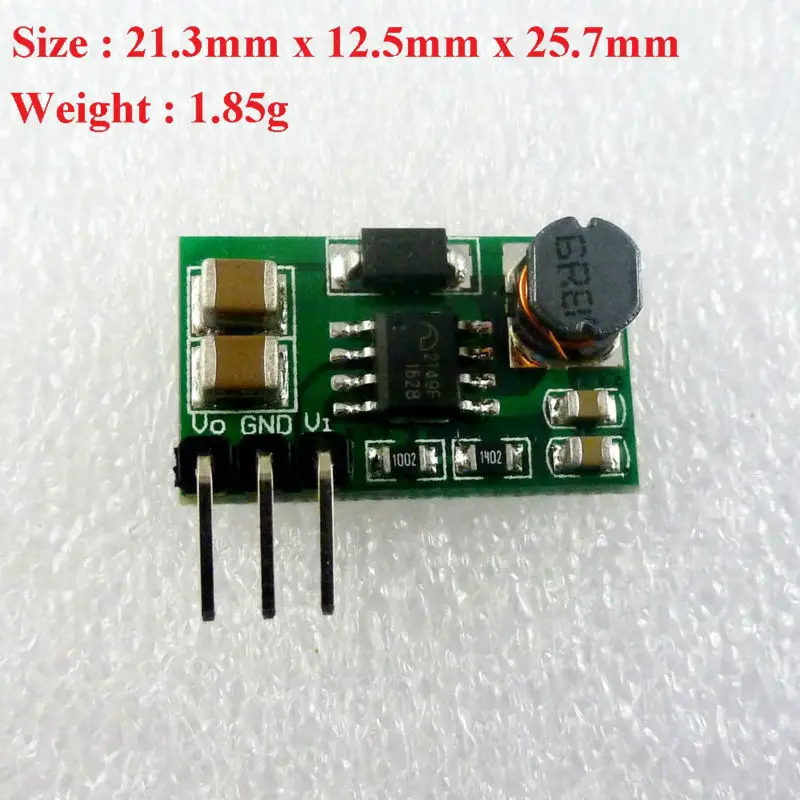 DC-DC Boost Converter 1.5-5V to 6V 800mA Step-Up Power Module for LED Motor