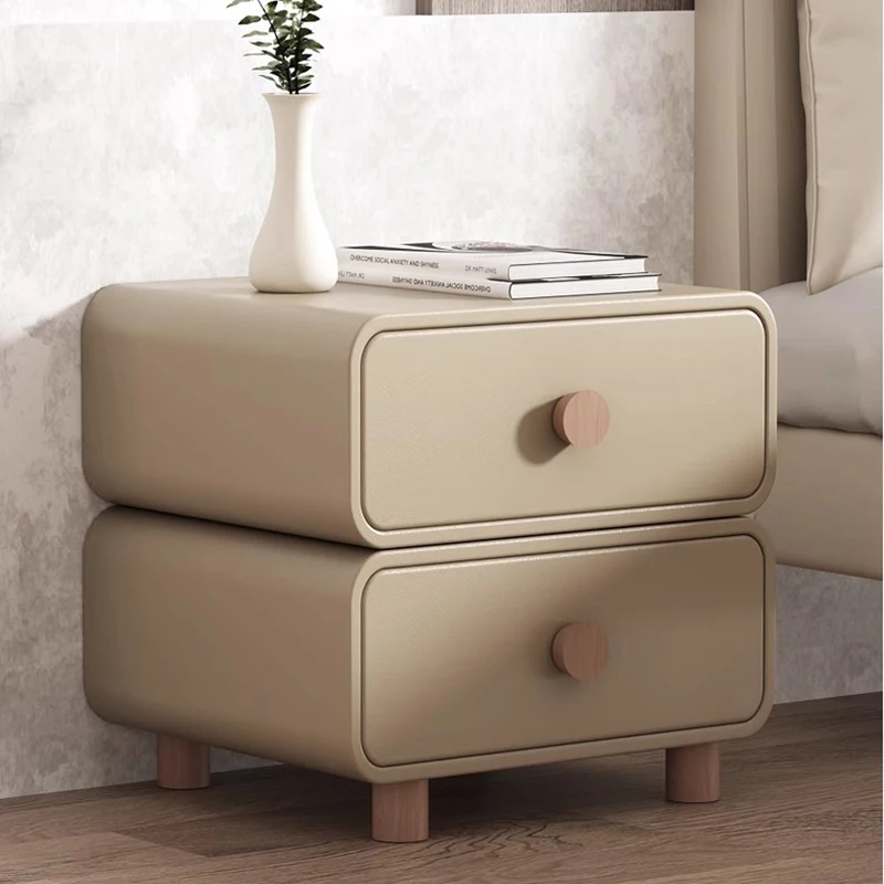 

Bed Storage Side Table Modern Cabinet Japanese Wooden Small Unique Bedside Tables Bedroom Criado Mudo Room Furniture 50MQNS