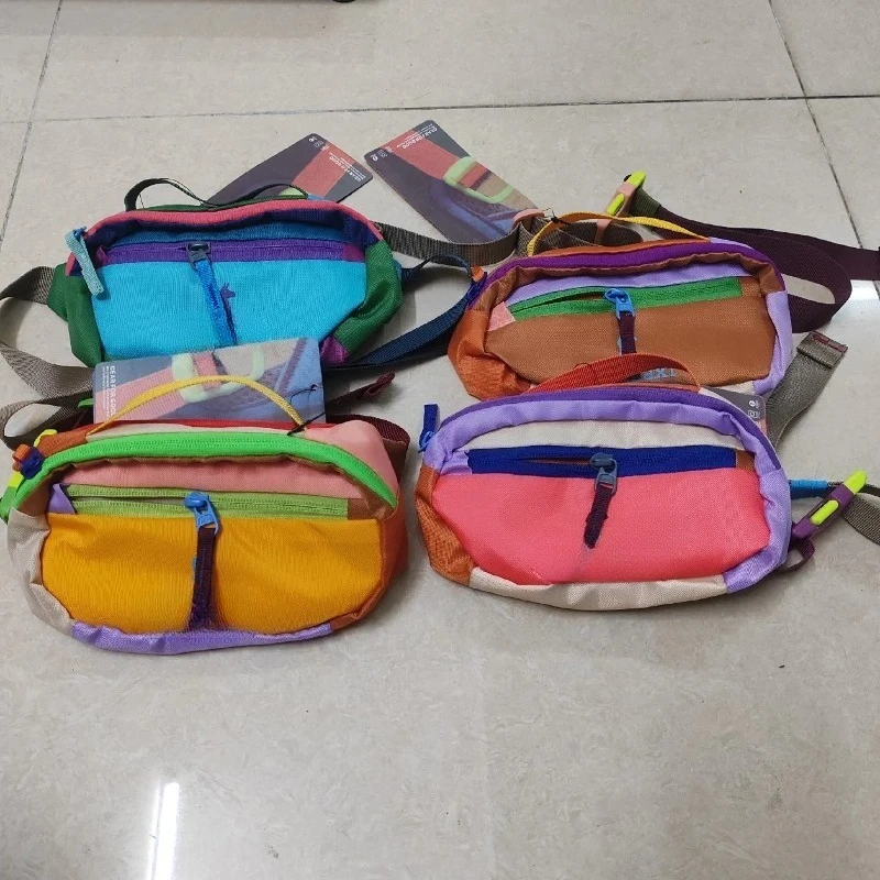 

Hot Alpaca Colorful Fashion Dopamine Lightweight Waist Bag Crossbody Letter Print Dopamine Waist Bag Large Capacity Cycling Bag