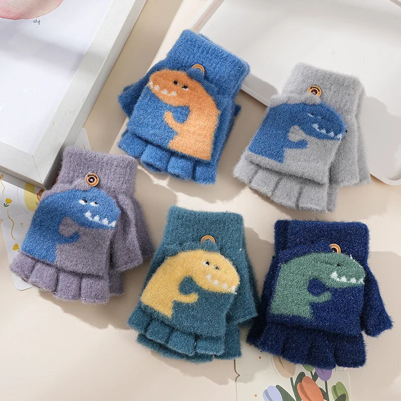 1 Children's Cartoon Warm Gloves for Daily School and Outdoor Play. Rich and Diverse Styles, Soft and Warm Materials