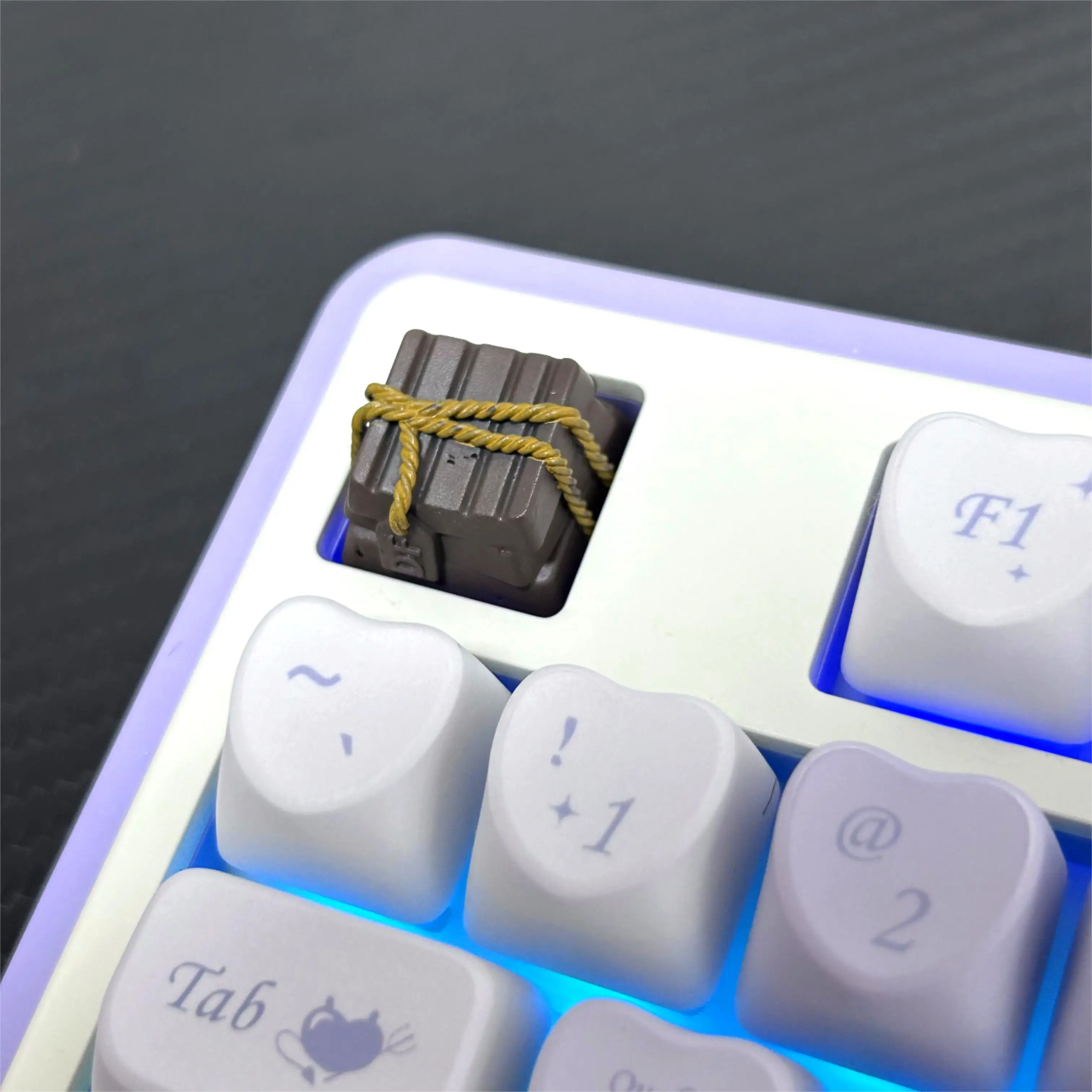 1 Piece Personalized Resin Food Theme Keycap Creative Hamburger Hot Dog Chocolate Customized Mechanical Keyboard Keycaps