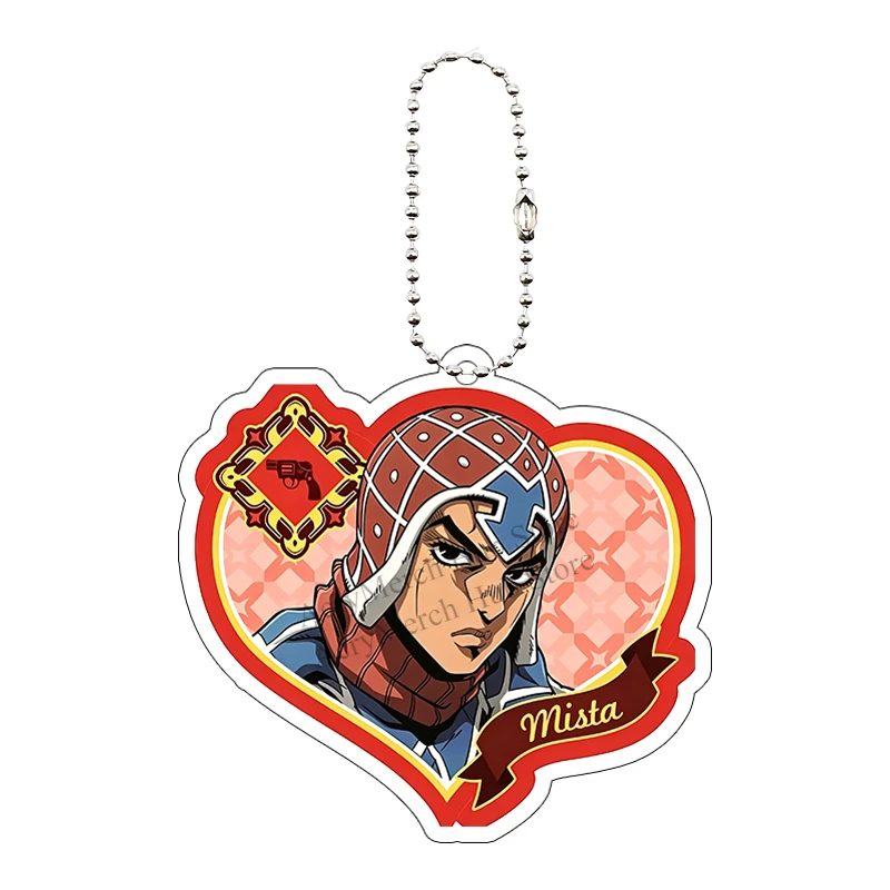Doppio Giorno Risotto JOJO Anime Cartoon Acryl Trendiger Anhänger Rucksack-Dekoration Schmuck Doujin Schlüsselanhänger Geschenk – Detail 8