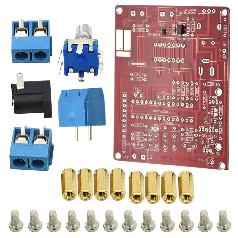 GM328 Transistor Tester LCR Capacitance ESR Meter with Rotary Switch Diode Capacitance ESR Voltage Frequency Meter DIY Kit