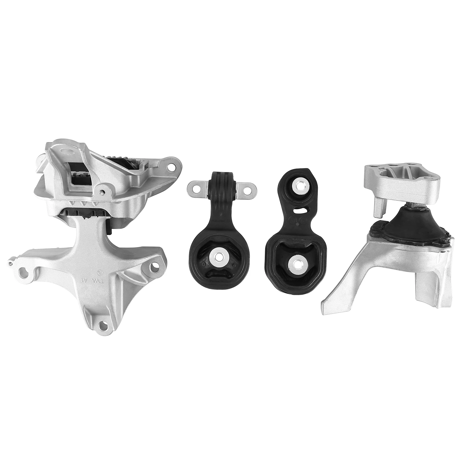 4pcs Engine and Transmission Mount Kit, Compatible with 2018-2022 Honda Accord 1.5L TURBO AUTO CVT, Part Numbers: 50850TVAA11, 5