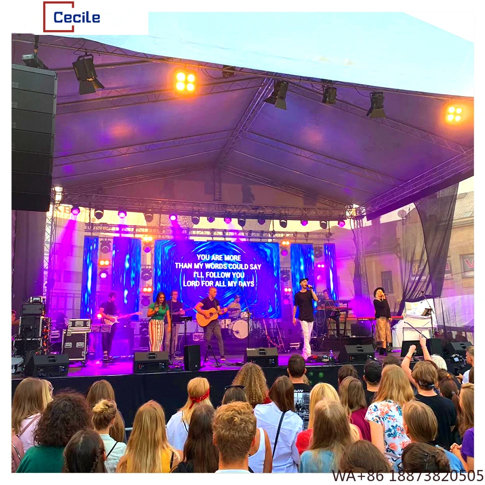 شاشة LED الصينية Vcore شاشة Pantallas الخارجية P4.81 شاشة لوحة لوحة الإعلانات الرقمية بالألوان الكاملة