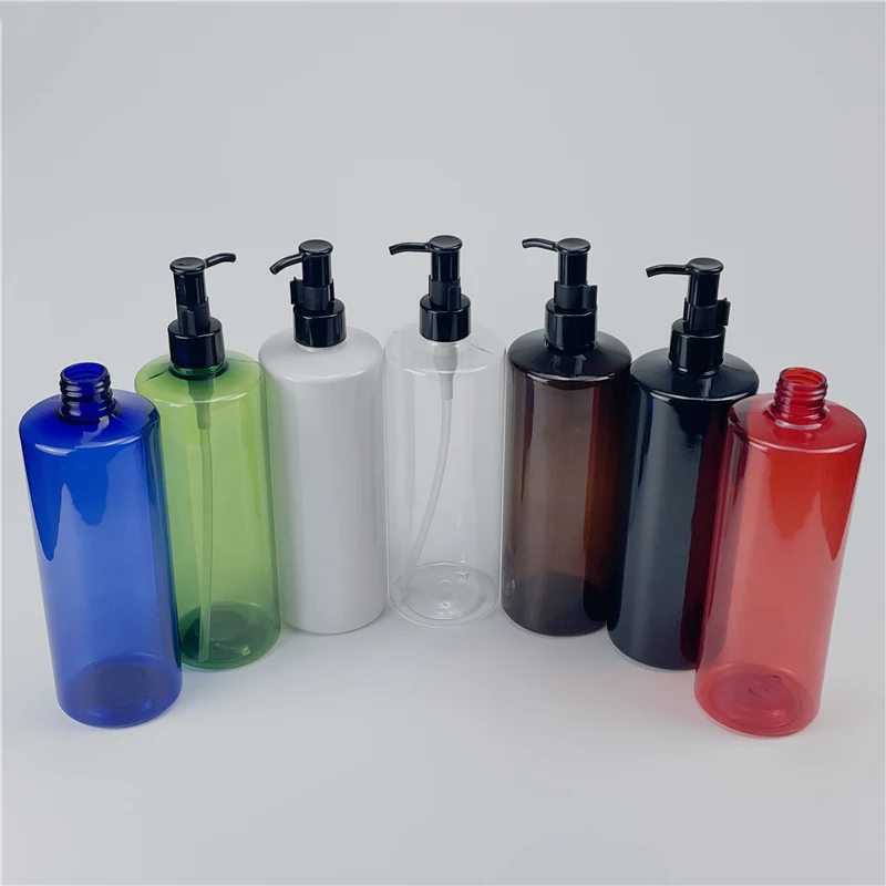 

500ML X 12 Empty Cleansing Oil Bottle With Pump Essential Oil Body Cream Bottle Containers For Cosmetic Packaging With Dispenser