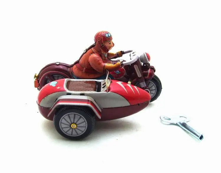 

Tin toys tintoy adult collectible toys creative gifts MS450 three-wheeled motorcycle