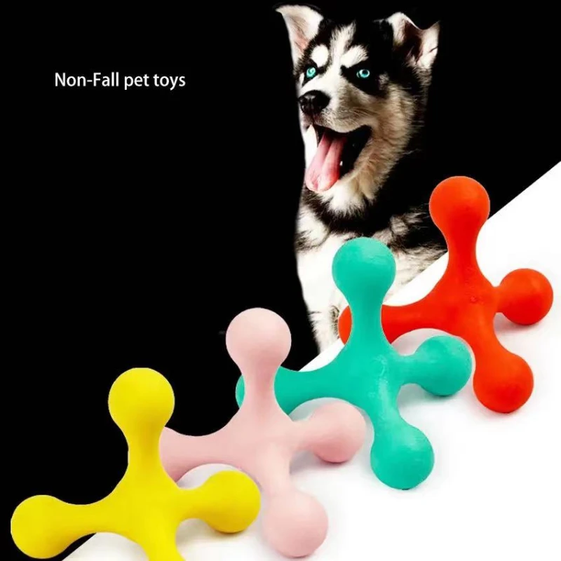

Pet silicone dog teether toy Dog teether training anti-bite dog toothbrush teether dog toy