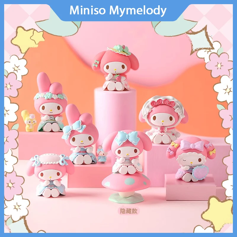 

Miniso Mymelody чайная версия милые настольные украшения Mymelody экшн-фигурки коллекционные игрушки детские подарки