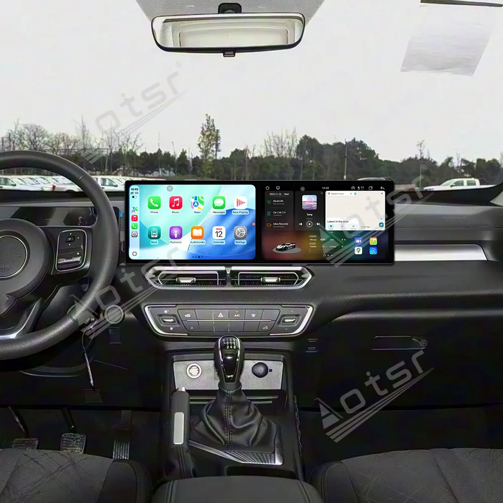 

Dual 10.1 inch auto carplay Android 15.0 For Great Wall Pao KingKong 2022 Car Radio Multimedia Player GPS Stereo touch head Unit