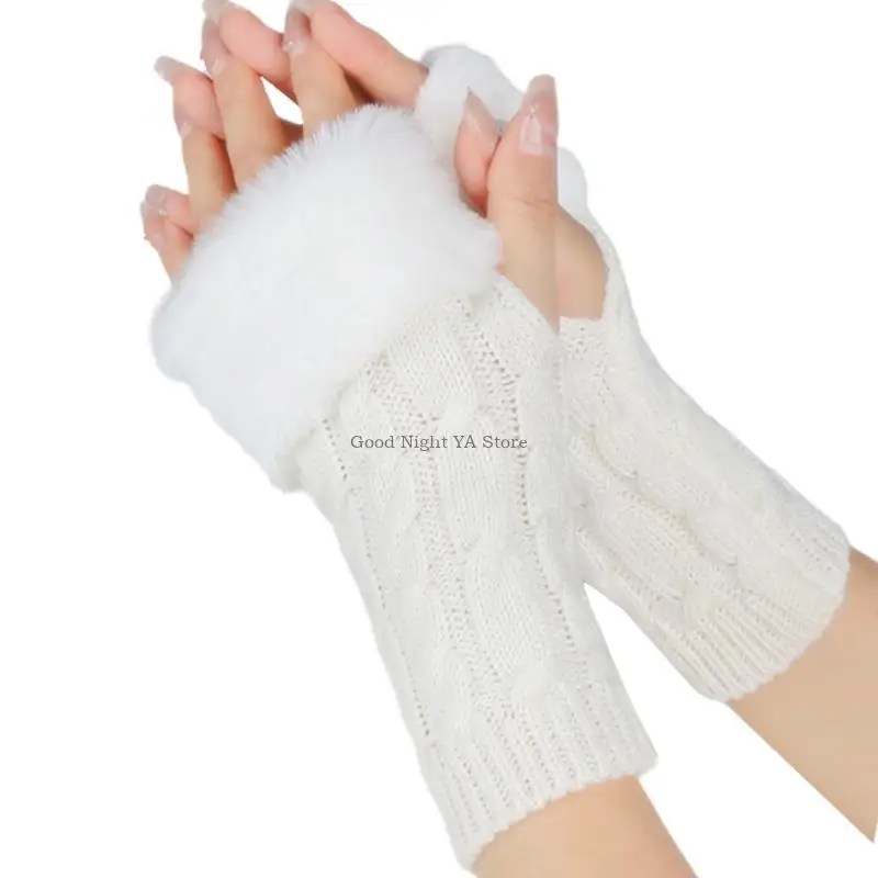 Functional Knit Gloves Combining Warmth Comfort And Durability Stretchy Wrist Hand Warmer For Everyday Versatility
