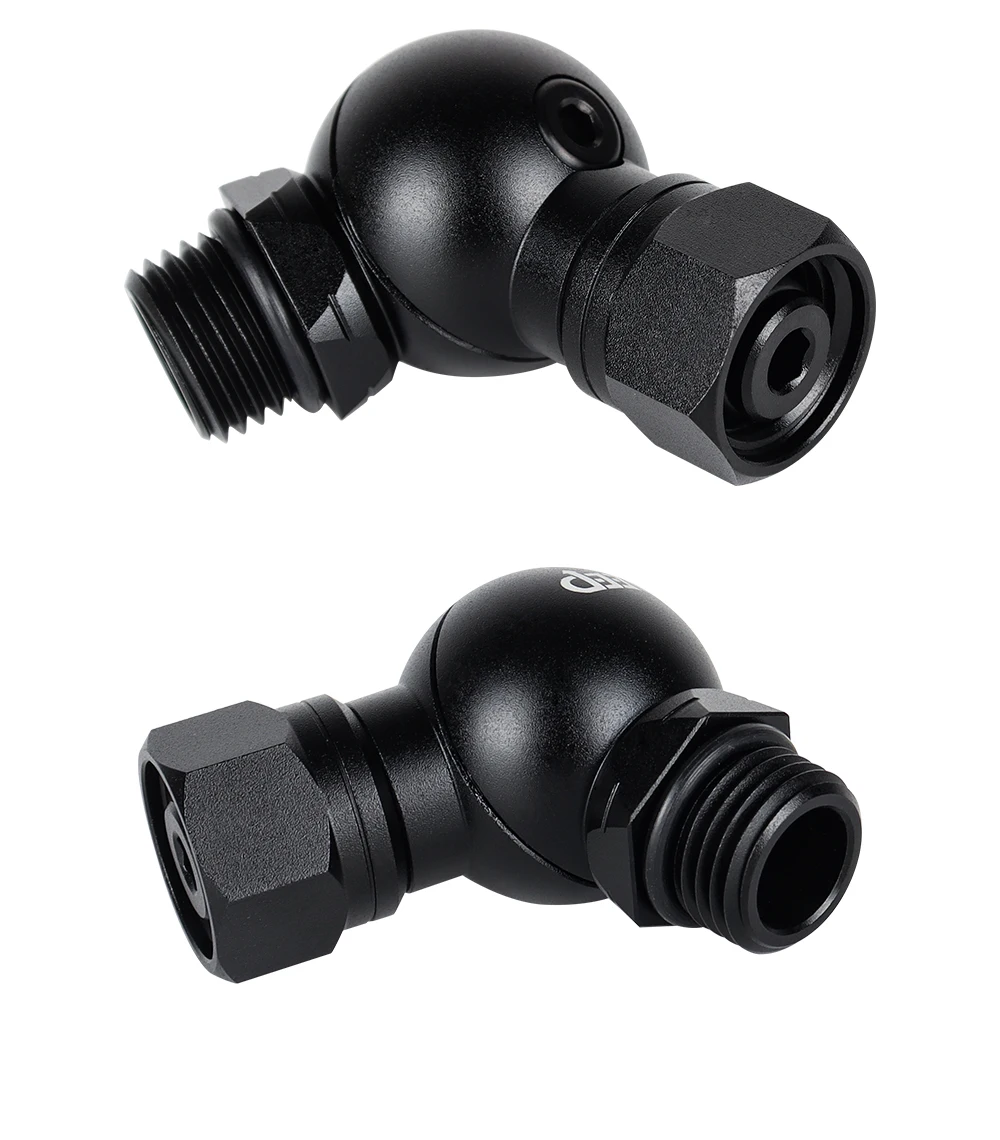 DIDEEP 360-Grad-drehbarer Schlauchregler-Adapter für Tauchzubehör, Zweistufiger Regleranschluss aus Aluminiumlegierung – Detail 8
