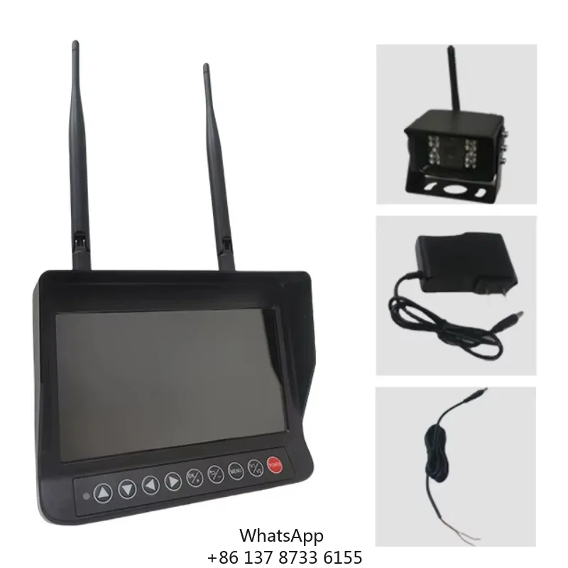 

Crane Truck Wireless Remote HD Camera Blind Spot Monitoring 1000 Meters Monitoring Distance
