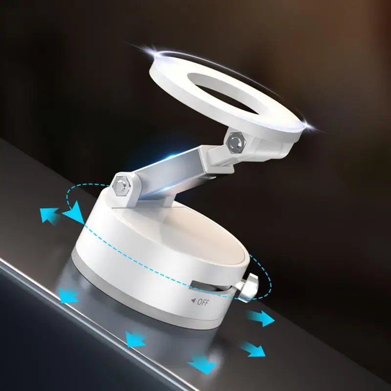 Soporte magnético para teléfono inteligente, soporte para tablero ajustable, soporte para teléfono móvil, cuna con ventosa para teléfonos inteligentes