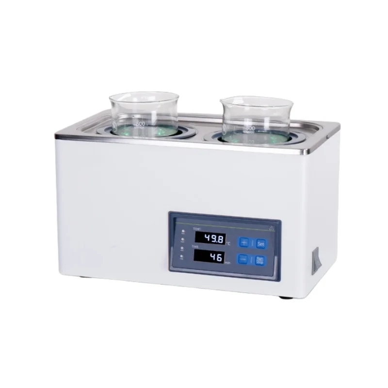 WEIAI研究所 磁気攪拌水槽 24L ステンレス鋼ライナー サーモスタットタンク 8穴恒温水槽 HH-8