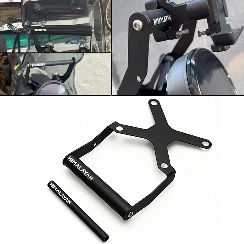 2024 New Motorcycle Phone Holder Stand GPS Navigation Plate Bracket For Himalayan 450 Himalayan 452 2024 2025
