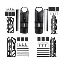 Bike Bag Holder Bicycle Bag Mount Easy to Install Lightweight Water Bottle Holder for Front/Rear Fork, Frame Mounted