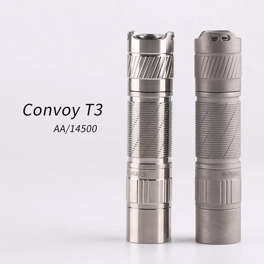 Convoy懐中電灯、t3、500ルーメン、edc