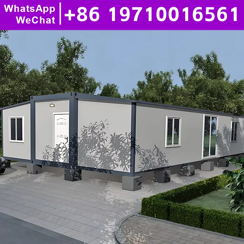 Economic Prefabricated Houses Ready to Live in 2 Bedroom Modular Expandable Homes Prefab Tiny House Expanding Container Homes