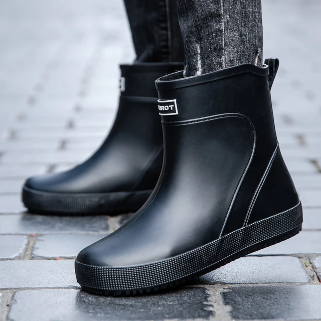 Platform fashion rain boots