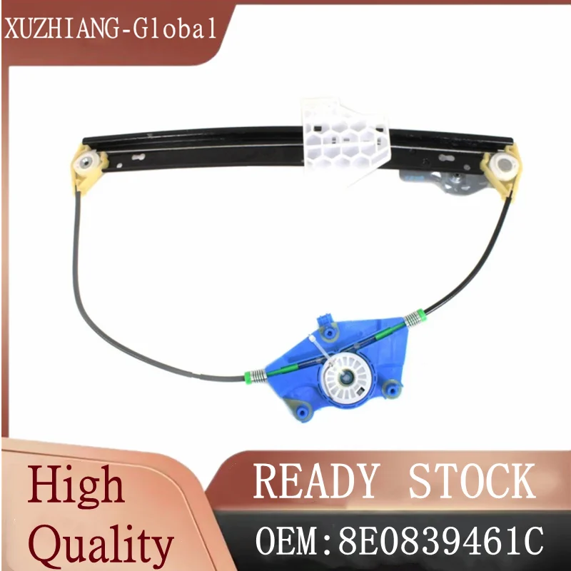 

Brand New Power Window Regulator 8E0839461C For Audi A4 Quattro 2002-2008 Rear Left Side 4-Door Sedan