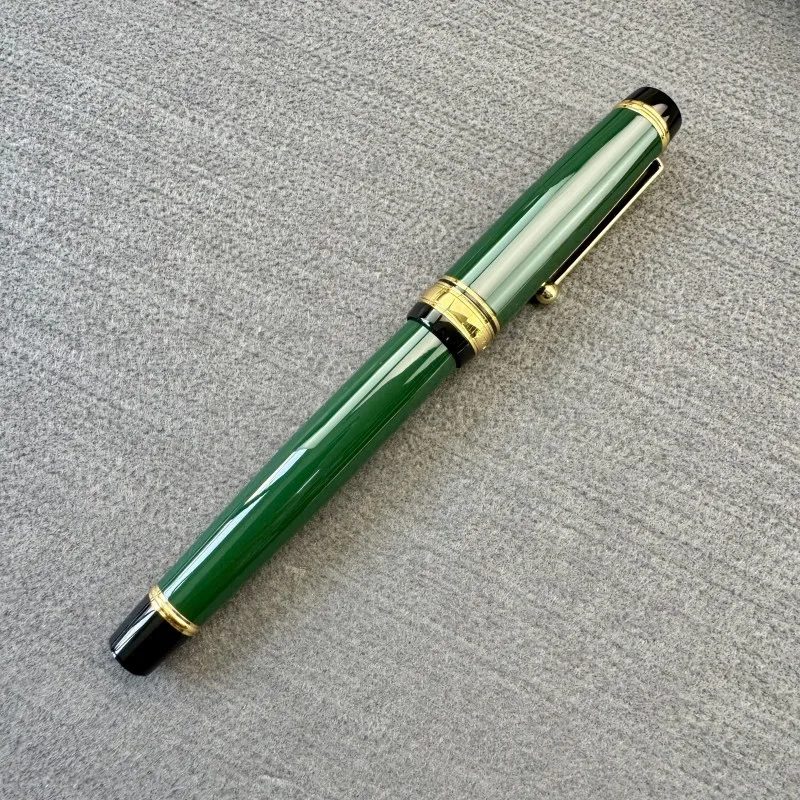 Montefiore Large Metal Fountain Pen Non Carbon Pilot 30 Same Size Pen With Ink Convertor No.35 Nib Writing Stationery Gift Pen