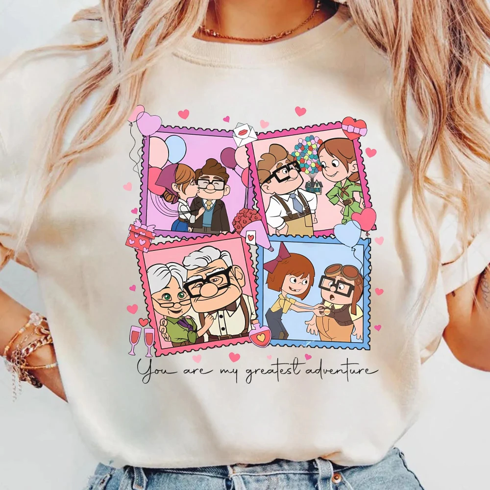 

Disney Up T Shirt Carl and Ellie T Shirt Up Movie Shirt Adventure Awaits Rainbow Balloons My Greatest Adventure Tee