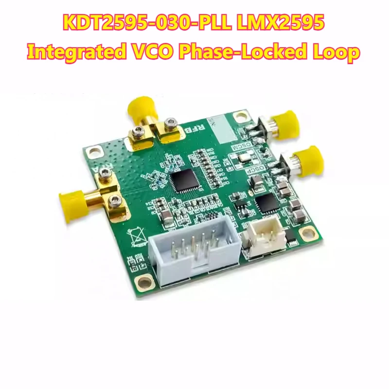 LMX2595 Frequency Synthesizer Development Board PLL Phase Locked Loop 10M-19GHz High Frequency Microwave Signal KDT2595-030-PLL