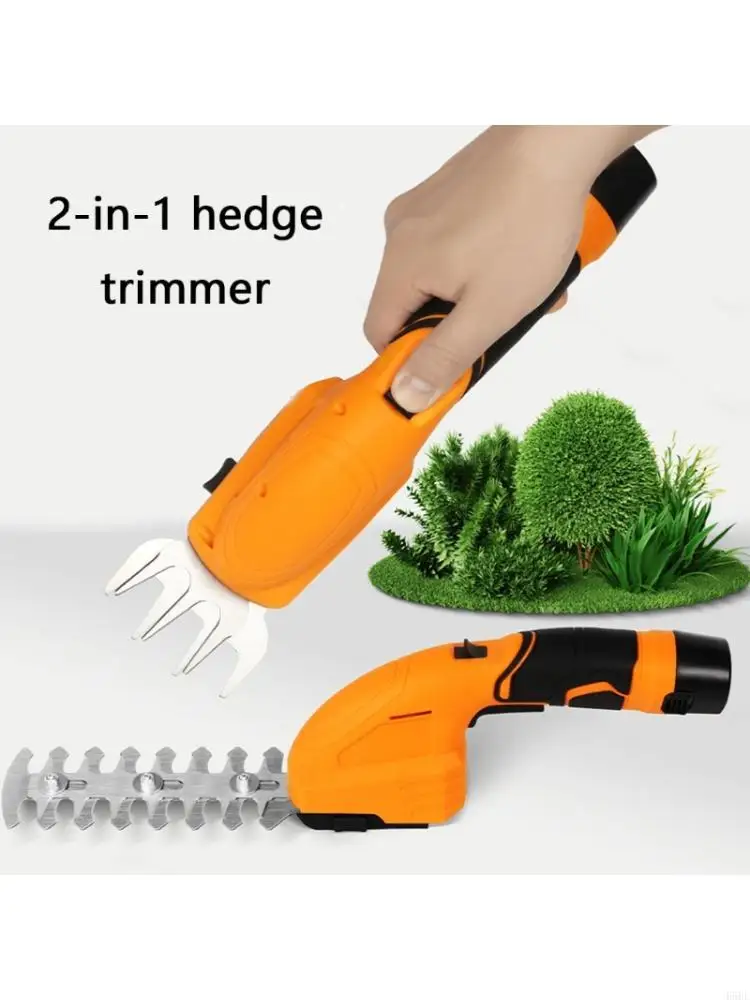 

E5BE Compact Electric Hedge Cutter For Quiet User Friendly Gardening With Double Safety Switching And Fast Charging