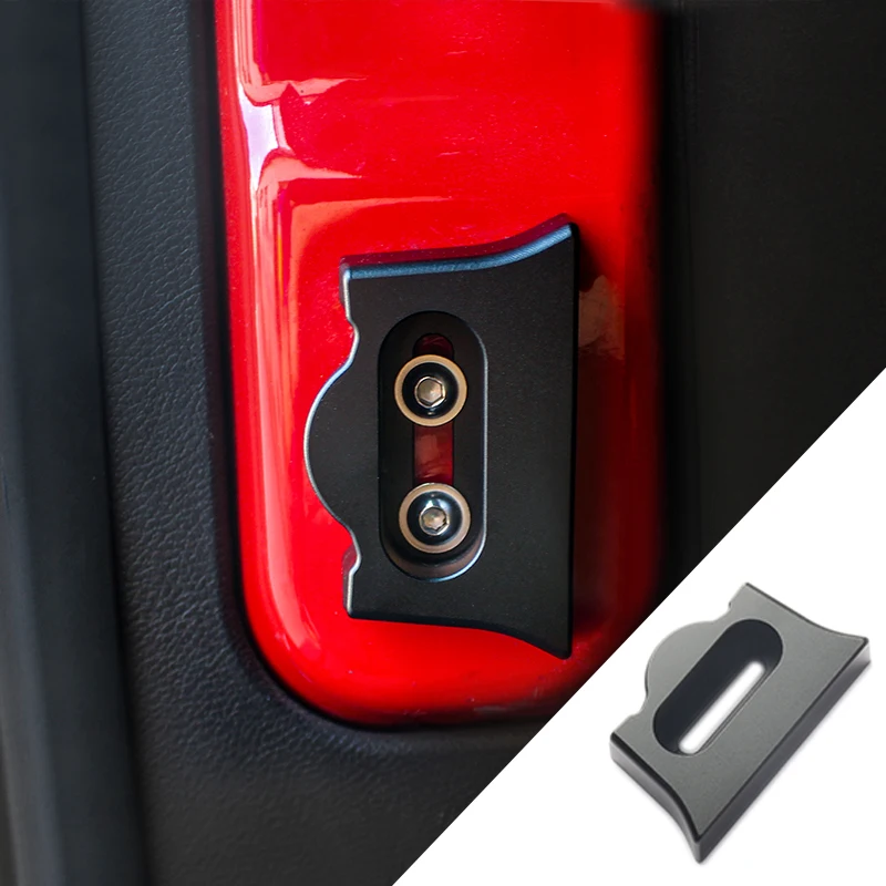 Tailgate aluminum alloy stopper and tailgate latch stopper compatible with Jeep Wrangler JL JLU2007-2018