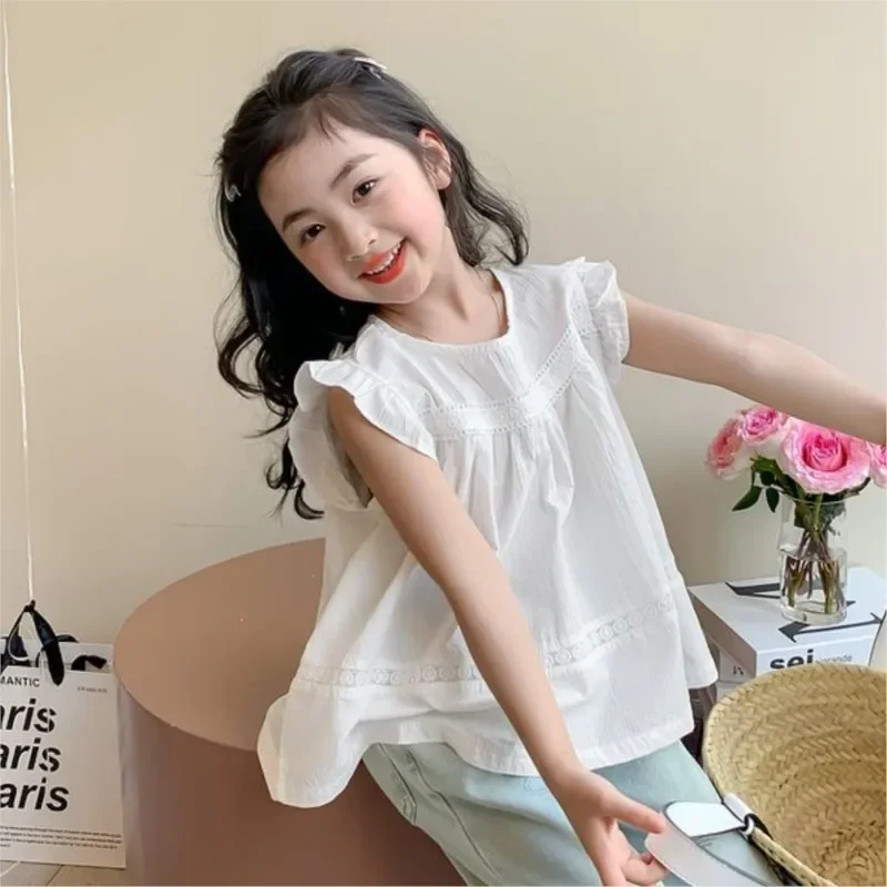 

2025 г., модная хлопковая рубашка в клетку для маленьких девочек, блузка, одежда для детей, удобная одежда хорошего качества, одежда