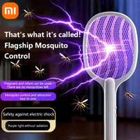 Xiaomi Mijia Multi Functional Bug Zapper Racket Usb Rechargeable Mosquito Killer Safe Electric Mosquito Swatter Home Use Camping