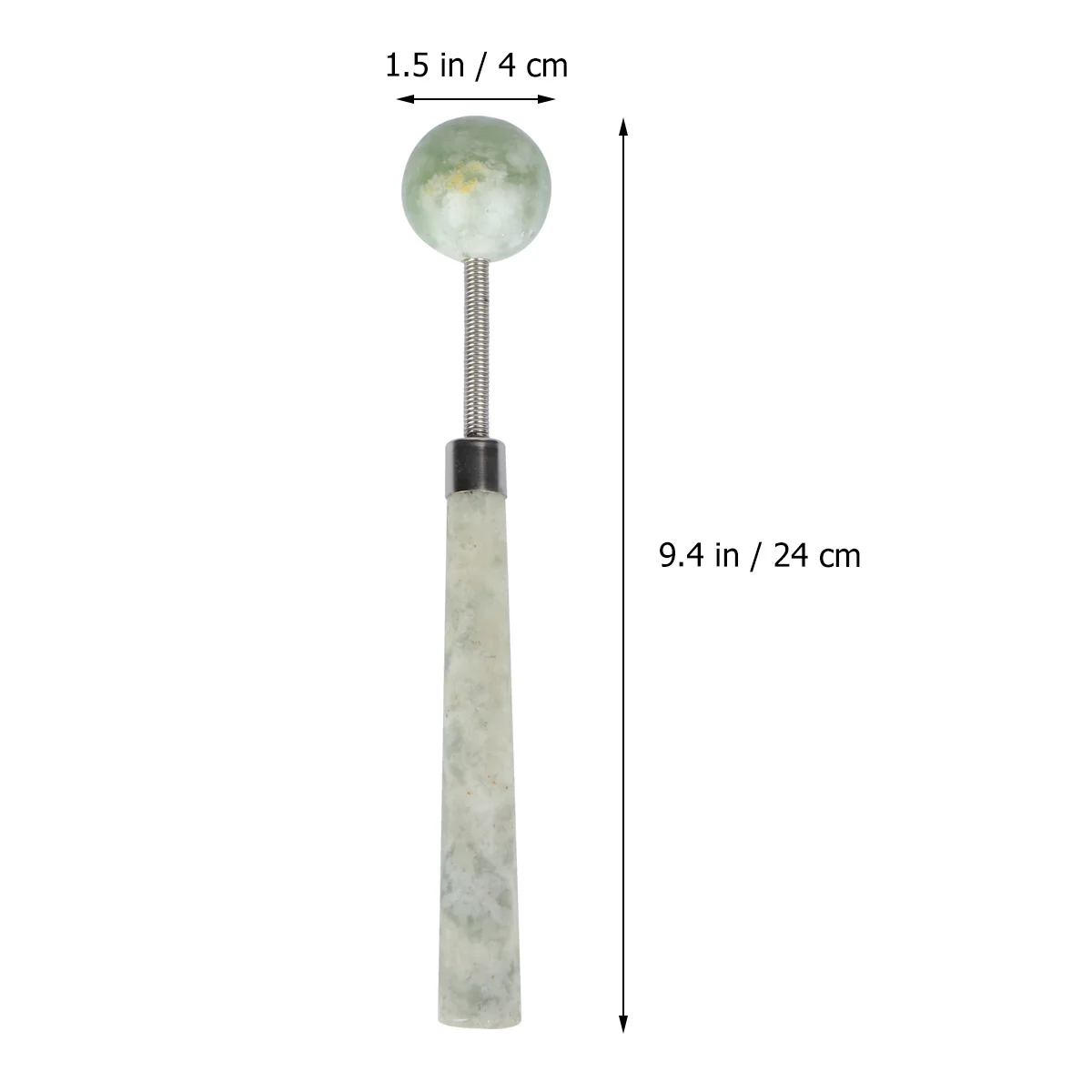 

Натуральный нефритовый сферический массажный молоток, ручной меридиан, перкуссионный массажер, расслабление мышц, фитнес-молоток, портативный молоток для здоровья