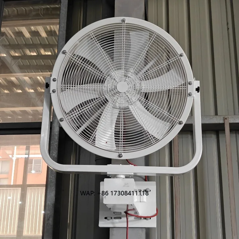 

Diamond FJDC-800 800mm Industrial Wall Stand Misting Cooler Fan Motor 220V IP65 Protection Aviation Magnalium Alloy Blades