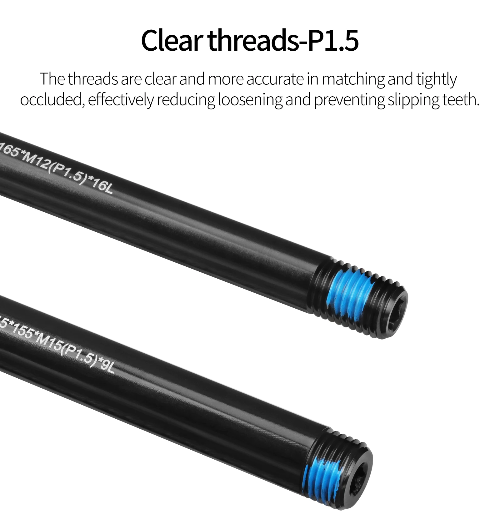 Quick-release Steckachse Stange Für Fahrräder 12/15MM Ultraleichte Aluminium Legierung QR MTB Rennrad Versteckte steckachse Stange Zubehör – Detail 7