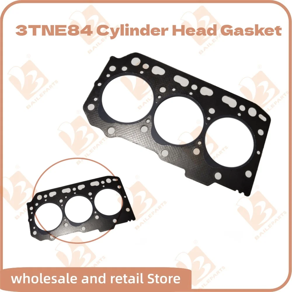 For Yanmar Komatsu 3TNE84 3D84-4 Cylinder Head Gasket Engine Parts Overhaul Rebuild Kit Spare Parts