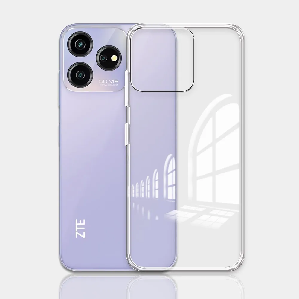 Funda inteligente de silicona transparente para ZTE Blade V50, carcasa protectora suave para ZTE Blade V41 Smart Coque on ZTE V50 Vita, V41 Vita