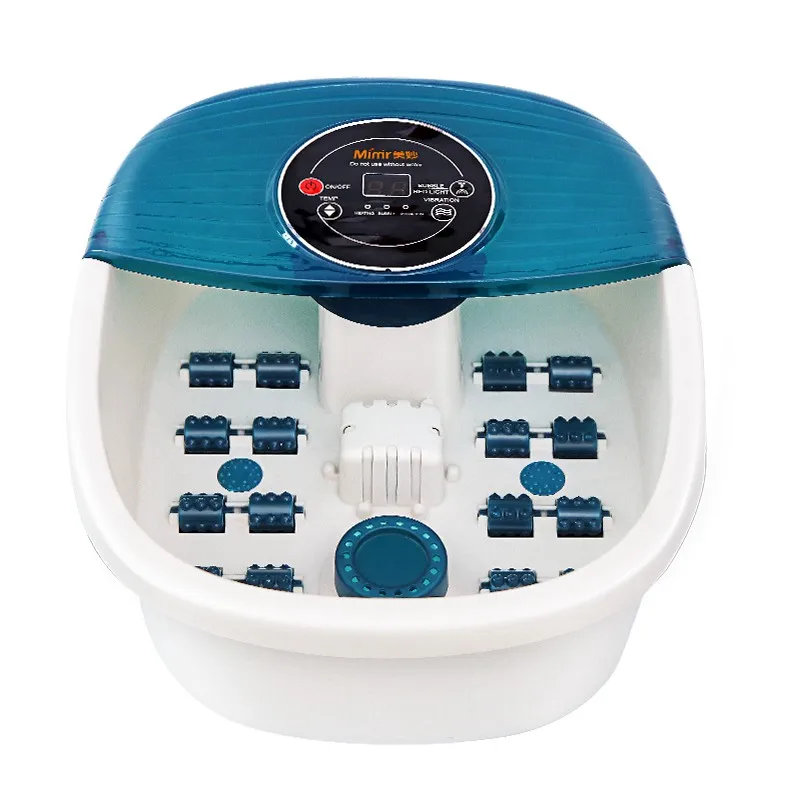 Electric Heat Best  Foot Spa Bath Basin Massager Machine For Foot Shiatsu Massage With Air Bubble And Shiatus Massage Rollers
