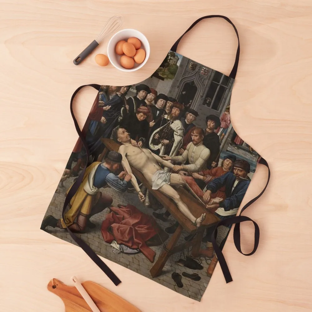 

Medieval art of doctors experimenting on a body Apron Kitchen Kawaii Accessories Kitchen Utensils Apron