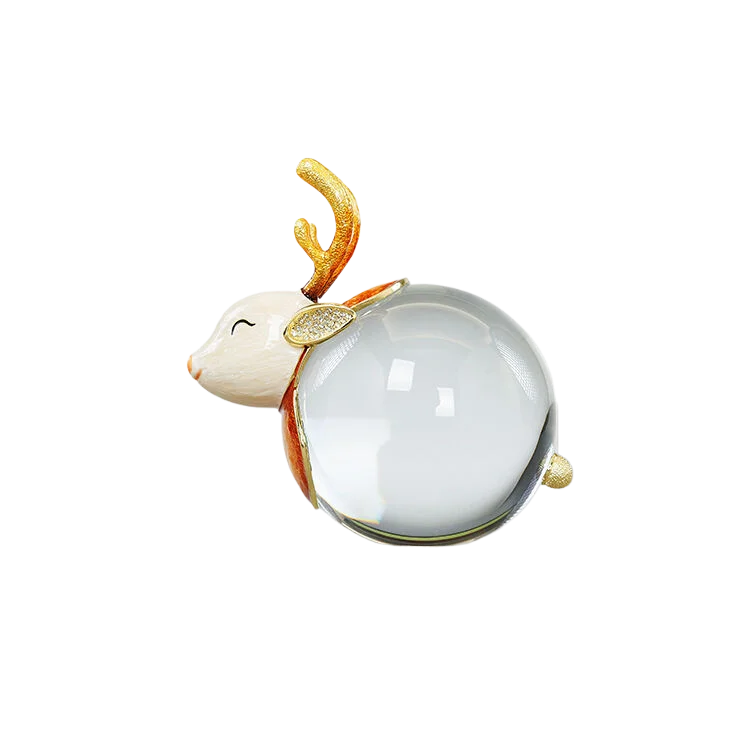 nq-11.5x15cm Dropshipping Modern Luxury Desktop Handcrafted Art Centerpiece Living Room Office  Home Decor Gifts Decoration~