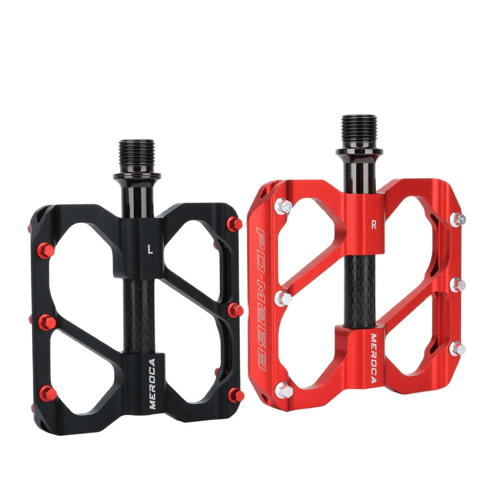 G828 Bicycle Pedal Mountain Road Folding Car Pedal Carbon Tube 3 Perin Aluminum Alloy Bearing Pedal