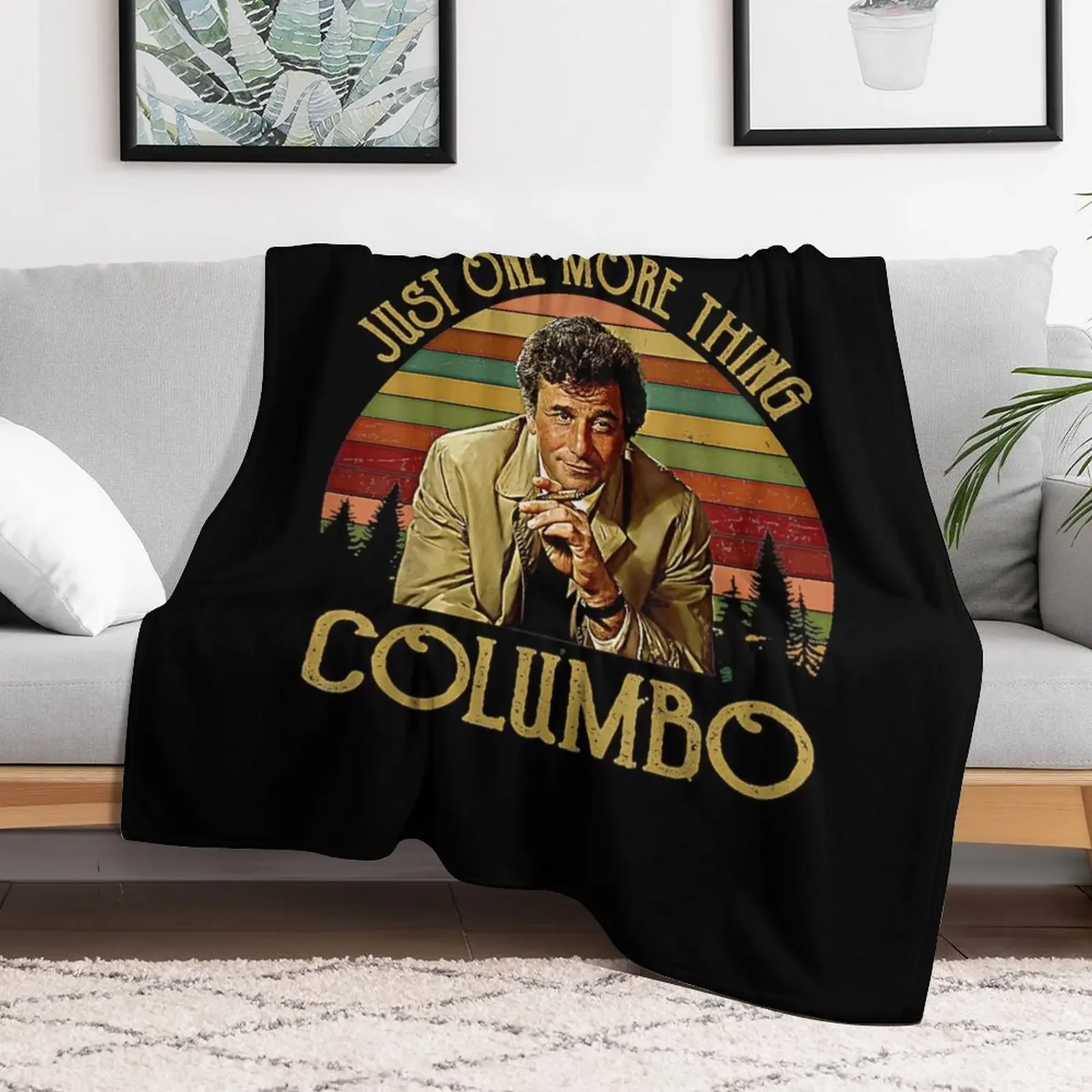 Just One More Thing Columbo Throw Blanket cosplay anime Blankets For Baby Blankets