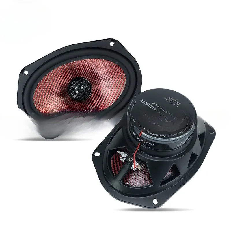 Audio para Auto, Audio para Auto Modificado, Tweeter de Fibra de Carbono y Aluminio de 6 * 9 Pulgadas, Tweeter de Membrana de Seda, Altavoz Coaxial