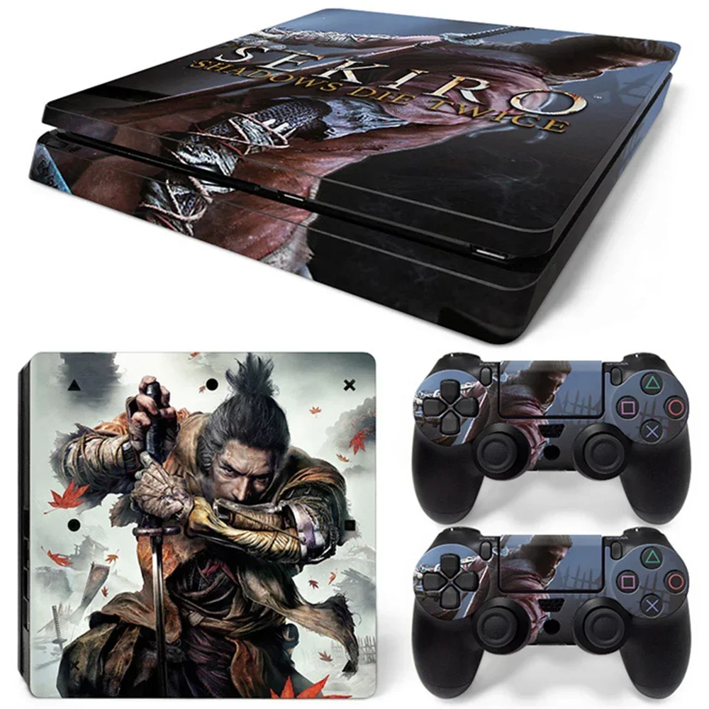 Sekiro shadows the twice  Best Sell Design Skin Sticker for PS4 Slim Console and Controllers