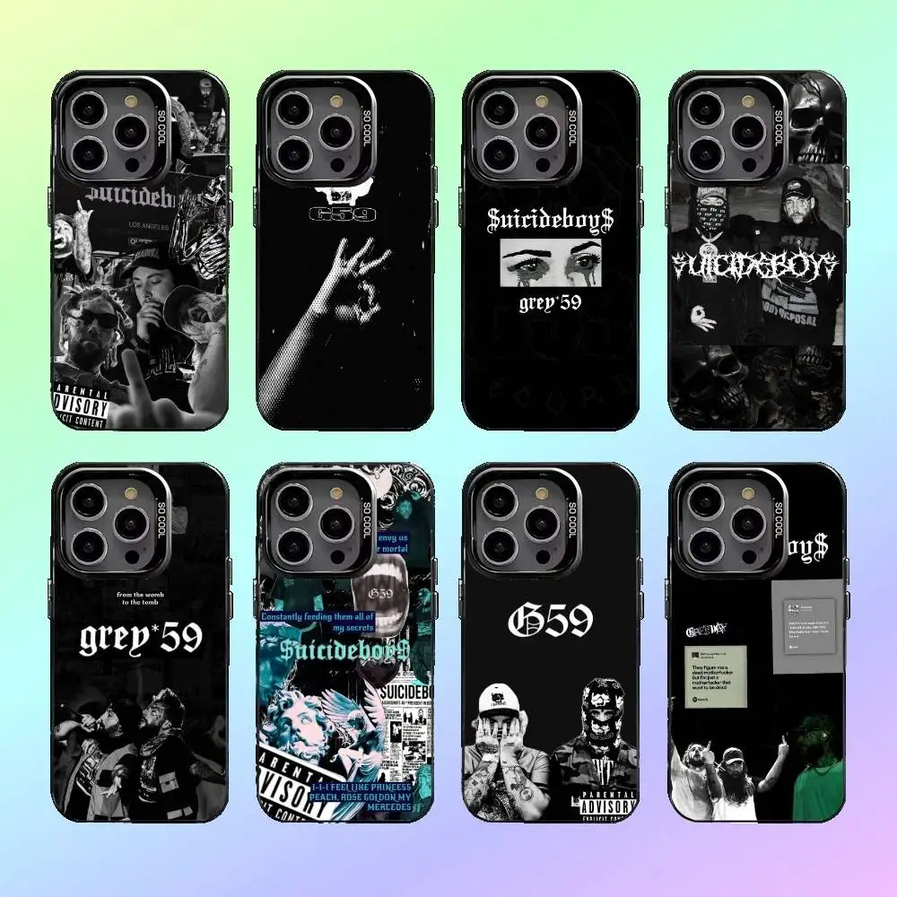 

$uicideBoy$ Suicideboys Phone Case For iPhone17,16,15,14,13,12,11 Plus,Pro Max Black Candy Matte Shockproof Cover