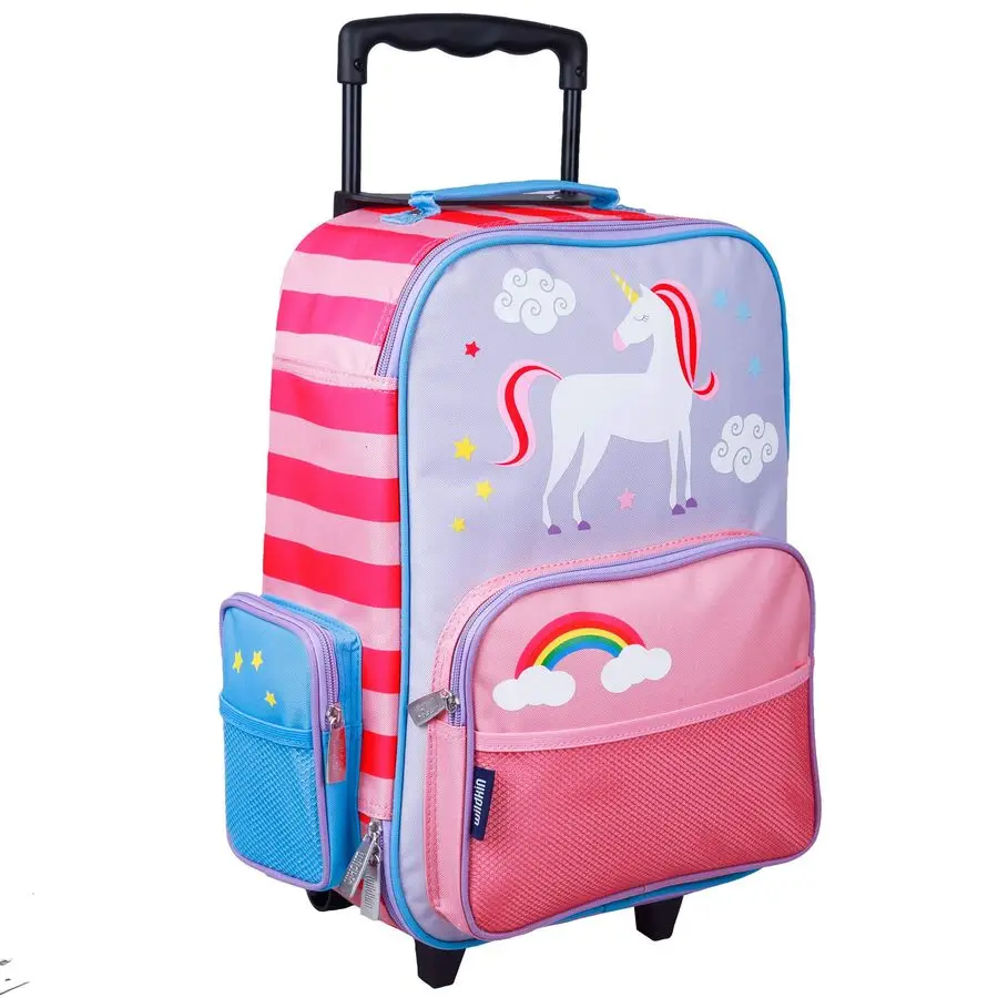 

Kids Rolling Suitcase CarryOn Size for School amp Overnight Travel Unicorn